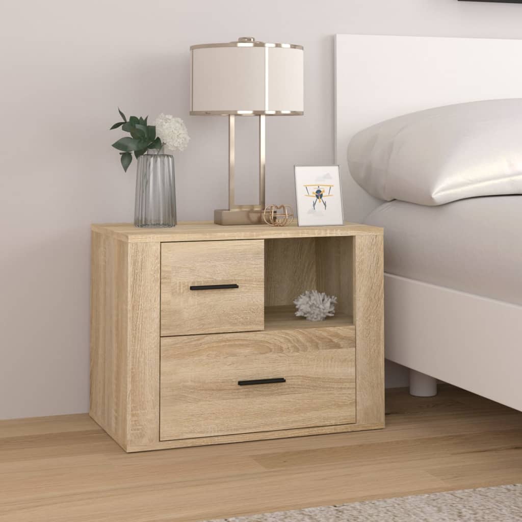 Nattbord sonoma eik 60x36x45 cm konstruert tre
