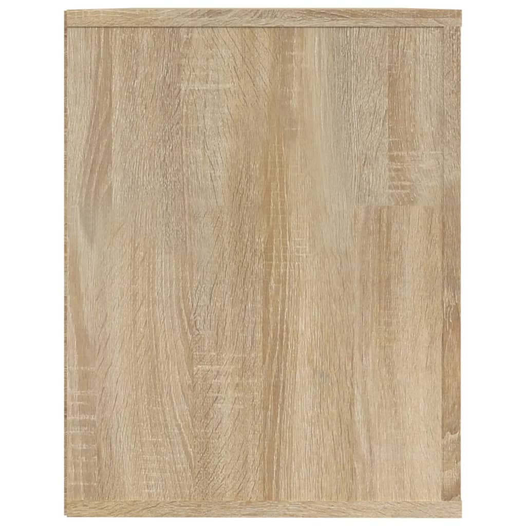 Skohylle sonoma eik 75x35x45 cm konstruert tre