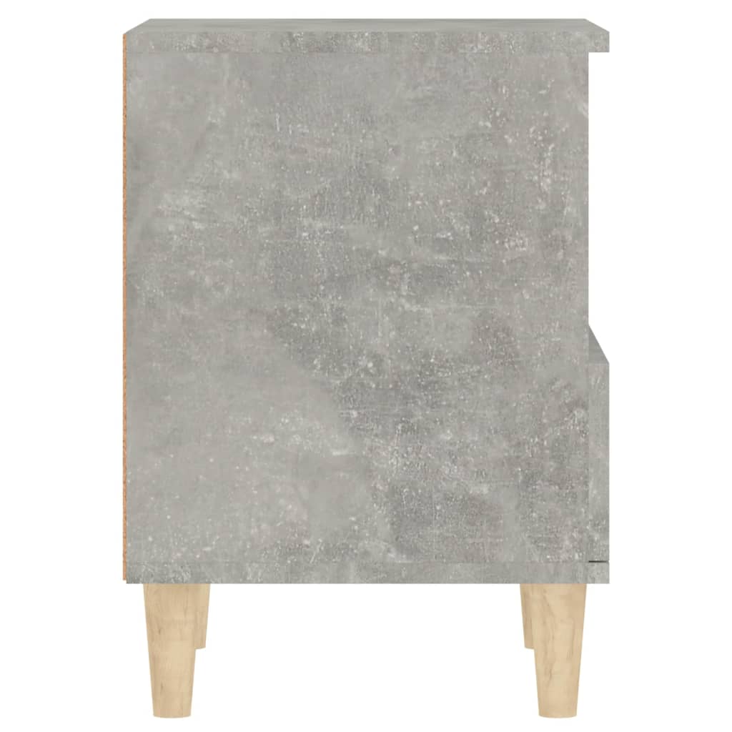 Nattbord 2 stk betonggrå 40x35x50 cm