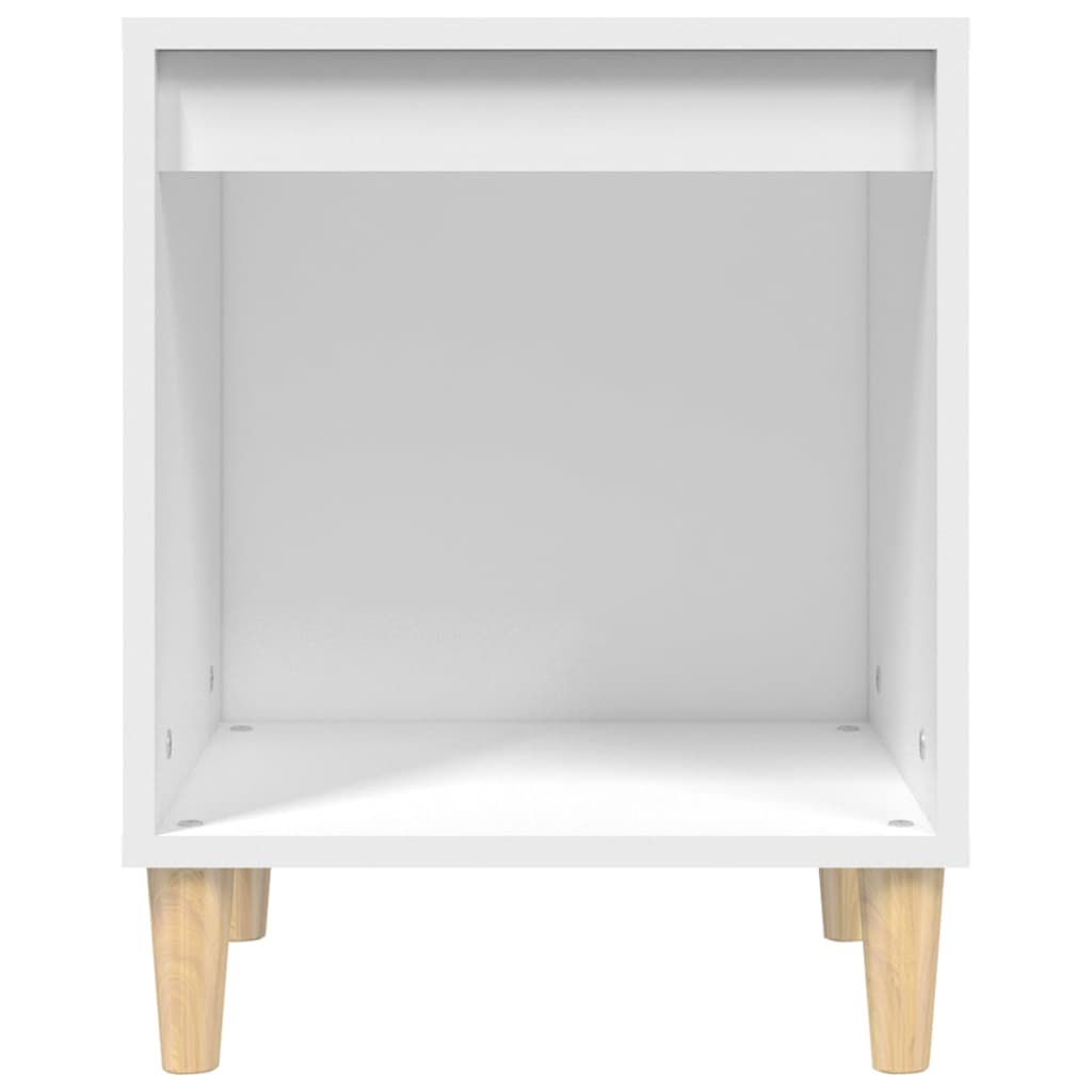 Nattbord 2 stk hvit 40x35x50