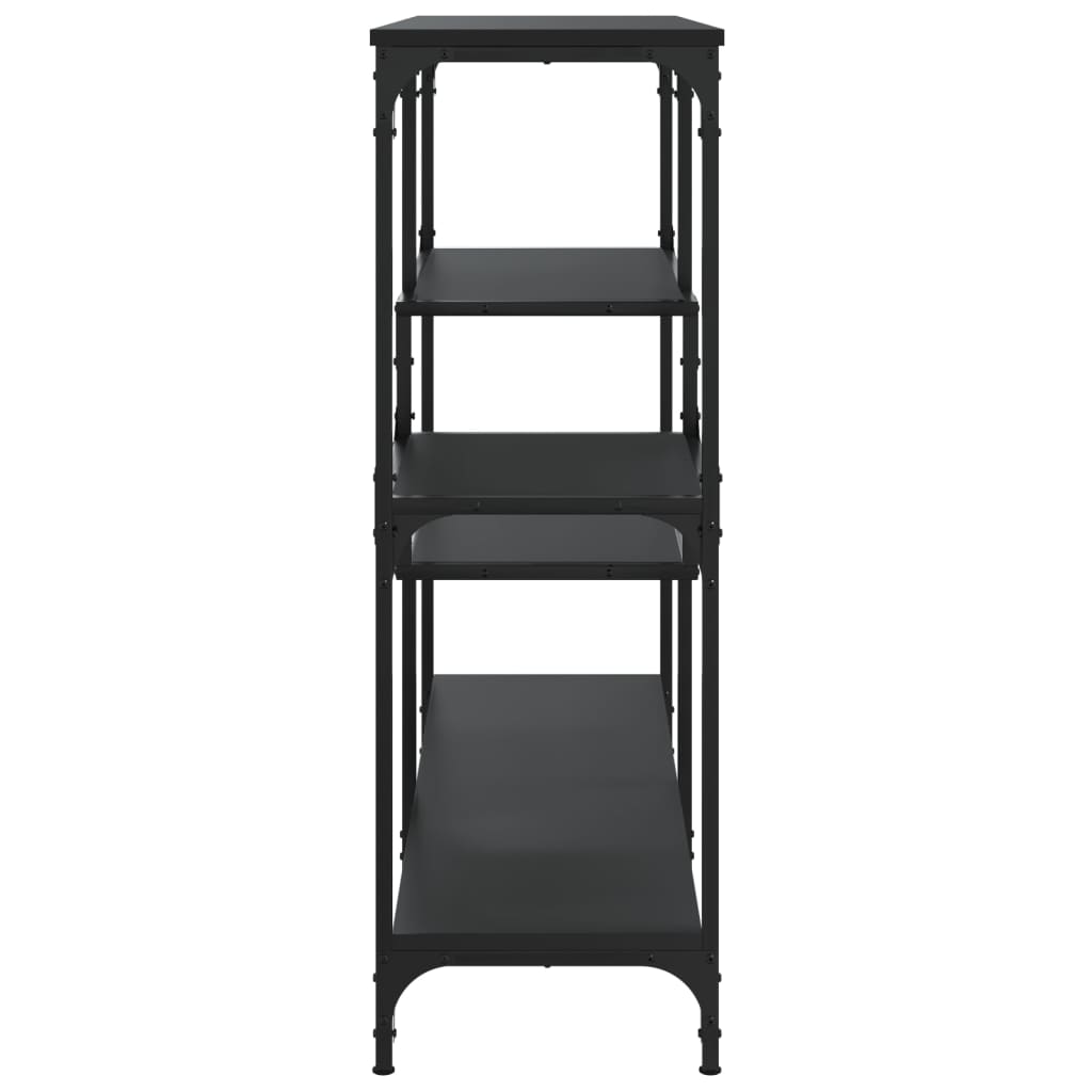 Konsollbord svart 103x32x95 cm konstruert tre