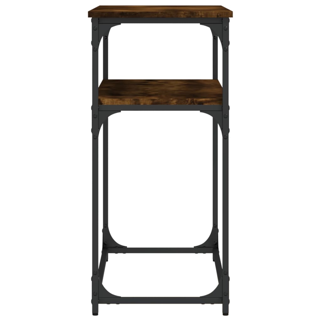 Konsollbord sonoma eik 100x35,5x75 cm konstruert tre