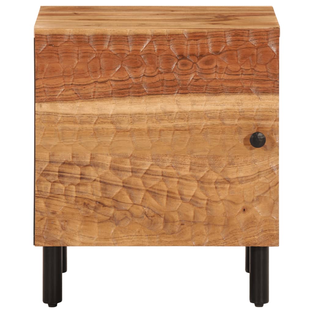Nattbord 2 stk 40x33x46 cm heltre akasie
