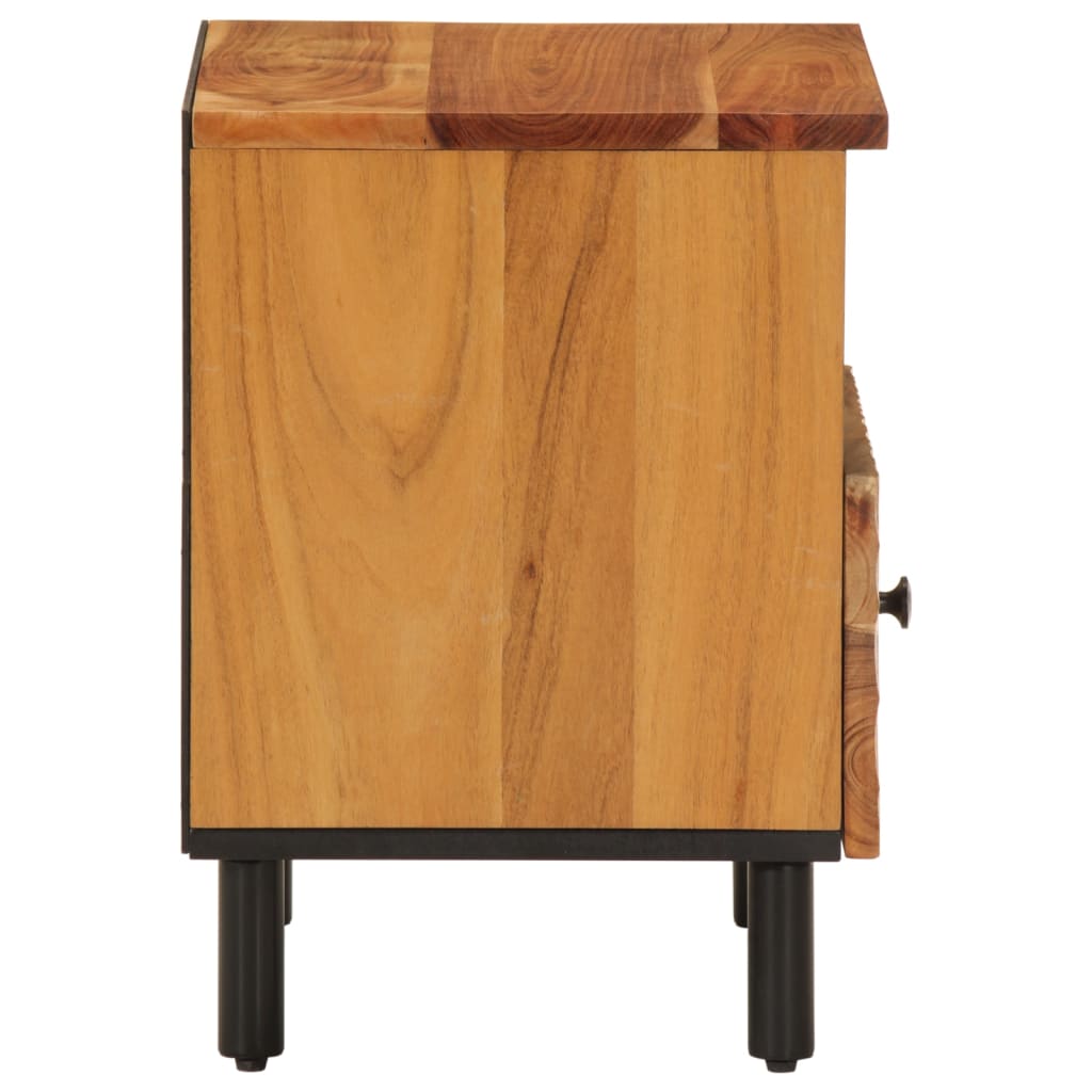 Nattbord 2 stk 40x33x46 cm heltre akasie