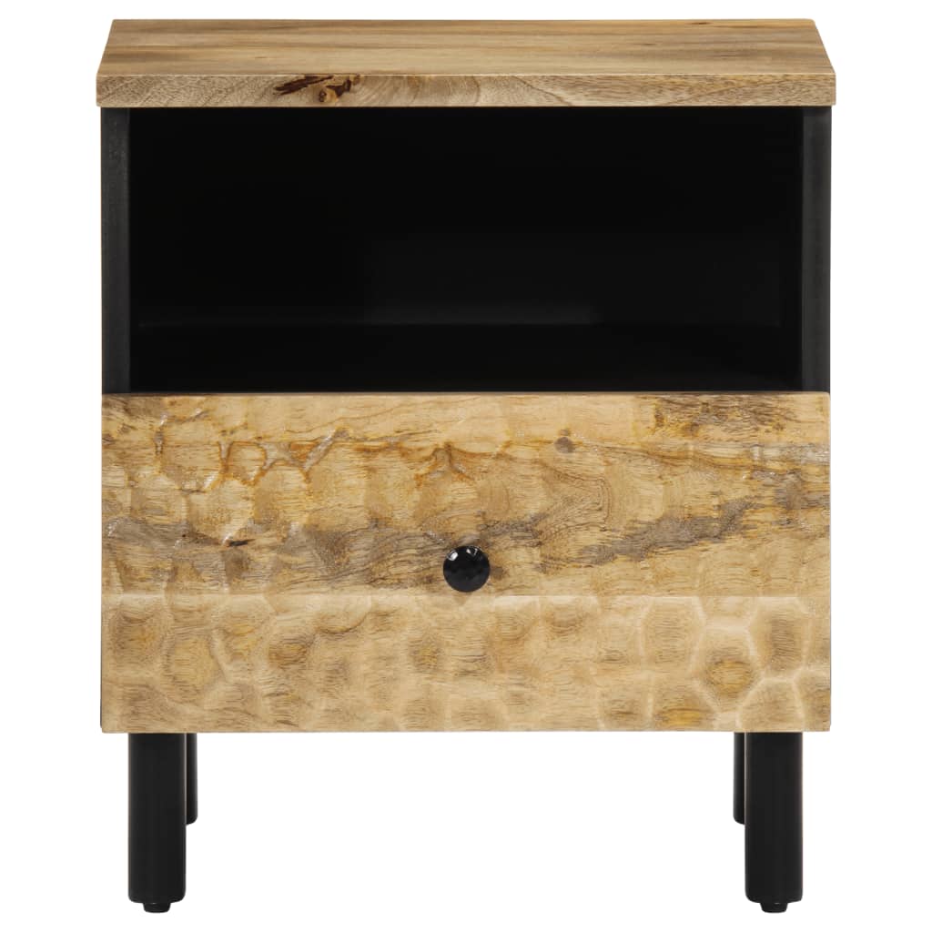 Nattbord 2 stk 40x33x46 cm heltre mango