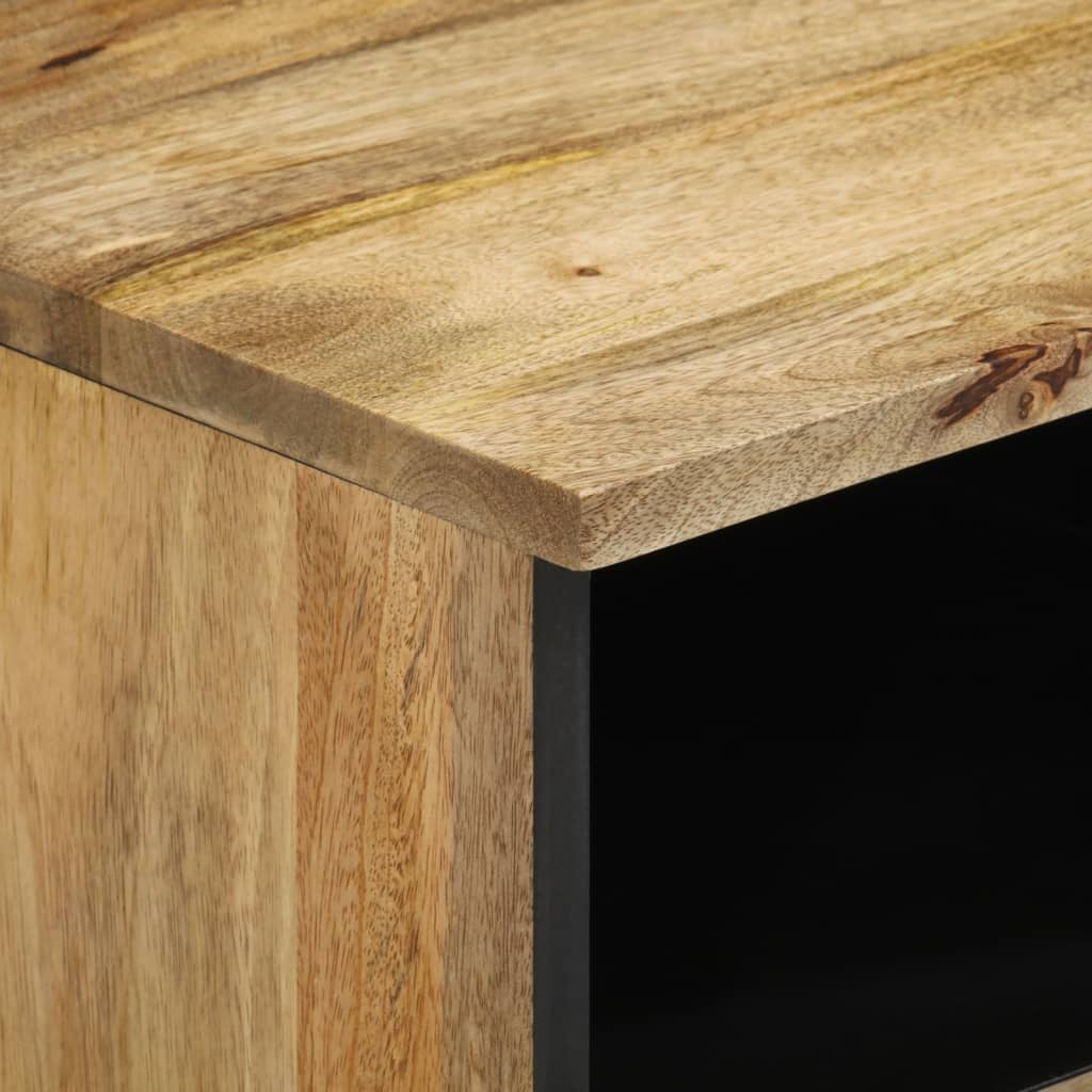 Nattbord 2 stk 40x33x46 cm heltre mango