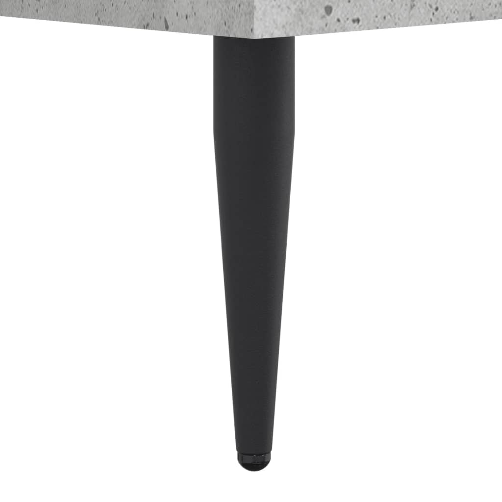 Skohylle betonggrå 60x35x105 cm konstruert tre