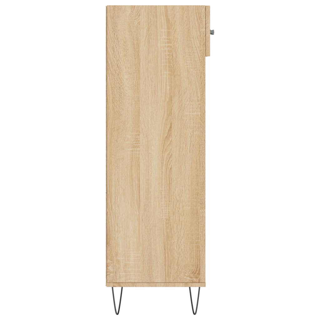 Skohylle sonoma eik 60x35x105 cm konstruert tre