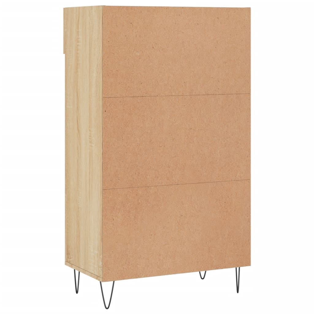 Skohylle sonoma eik 60x35x105 cm konstruert tre