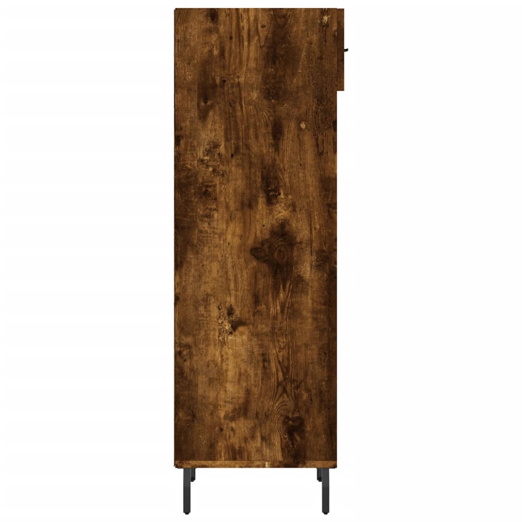 Skohylle røkt eik 30x35x105 cm konstruert tre