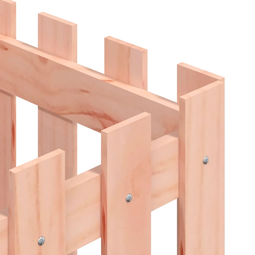 Plantekasse med gjerdedesign 40x40x40 cm heltre douglasgran