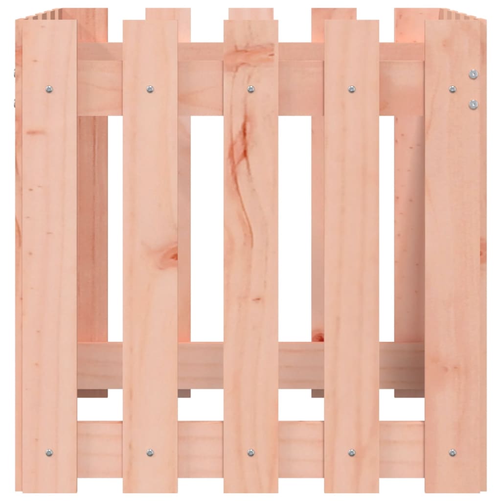Plantekasse med gjerdedesign 50x50x50 cm heltre douglasgran