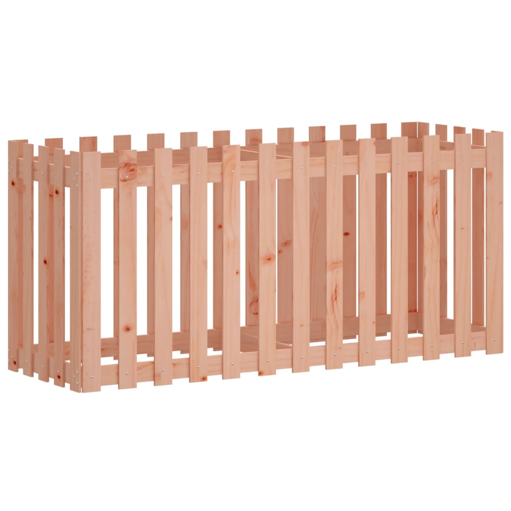 Høybed med gjerdedesign 150x50x70 cm heltre douglasgran