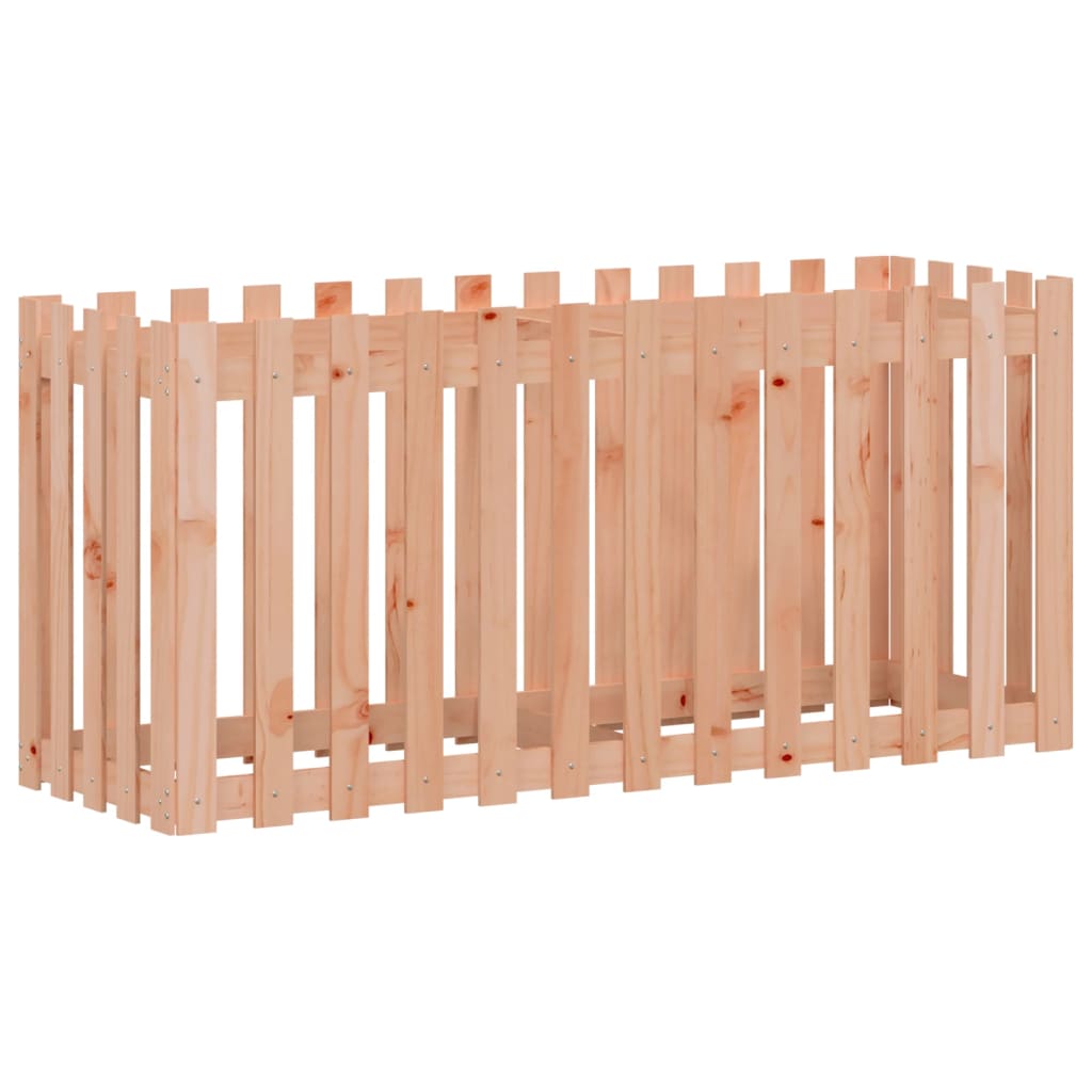 Høybed med gjerdedesign 150x50x70 cm heltre douglasgran