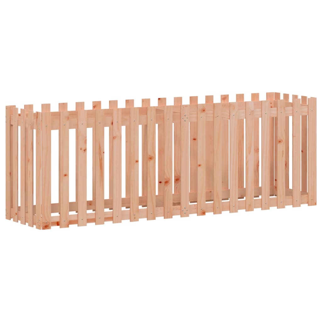 Høybed med gjerdedesign 200x50x70 cm heltre douglasgran