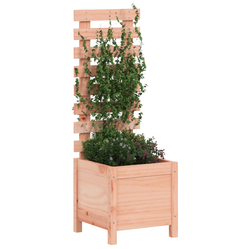 Hageplantekasse med stativ 39x39,5x114 cm heltre douglasgran