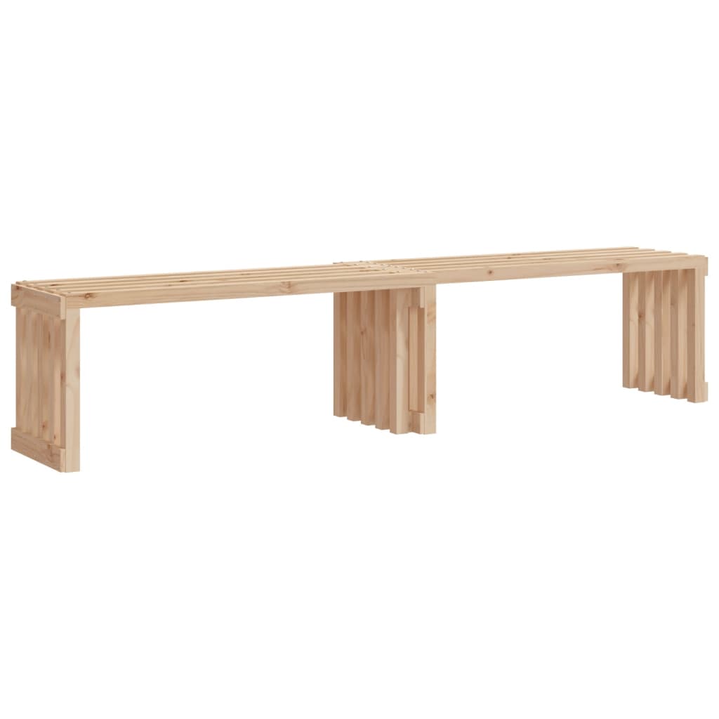 Hagebenk utvidbar 212,5x40,5x45 cm heltre furu