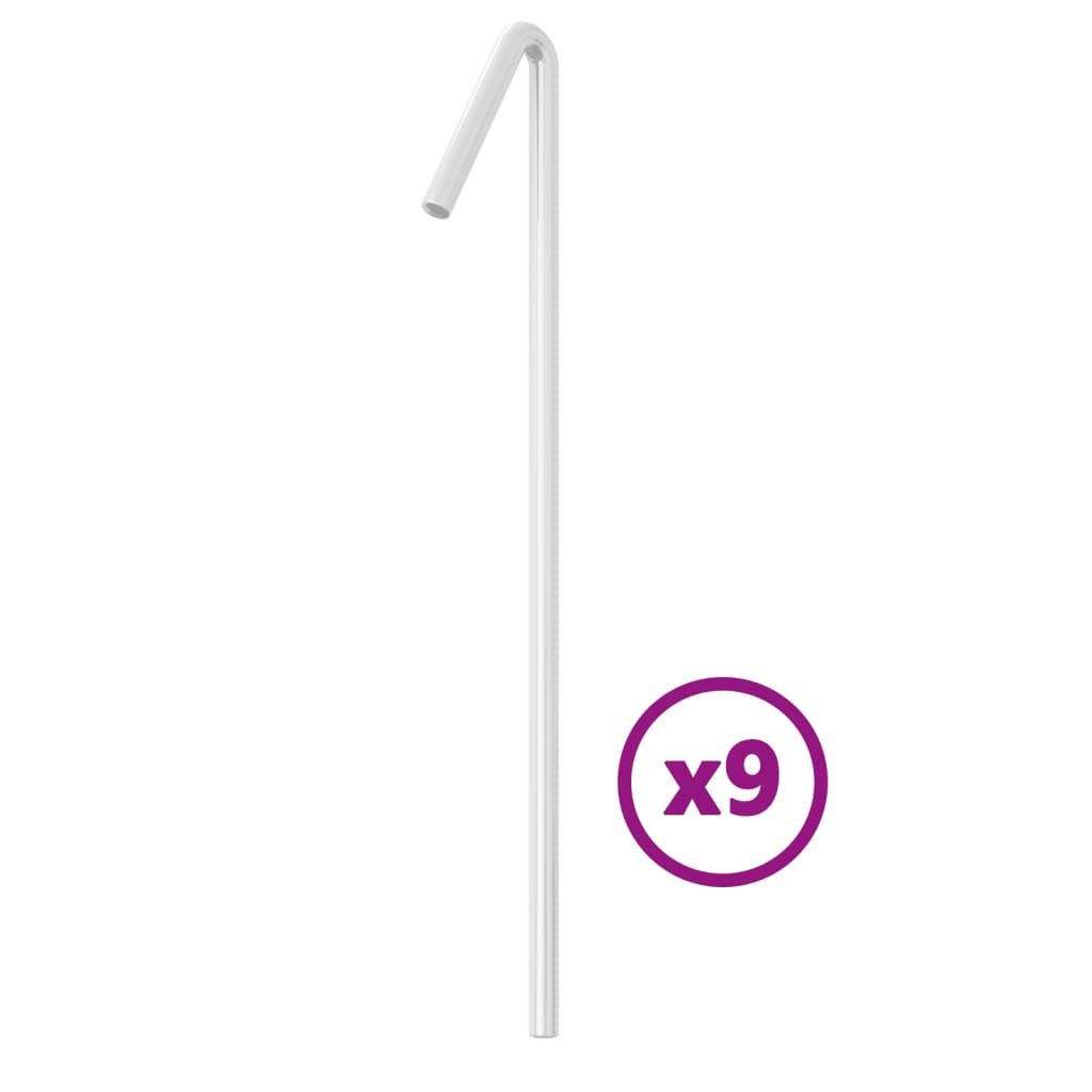 Juletrelys 320 LEDs varm hvit 375 cm