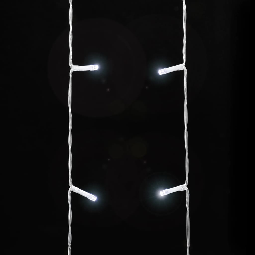 Juletrelys 320 LEDs kald hvit 375 cm