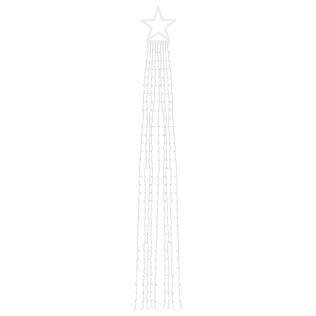 Juletrelys 320 LEDs blå 375 cm