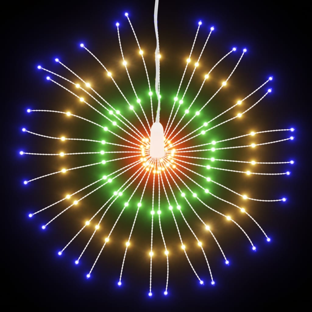 Julestjernelys 140 LED flerfarget 17 cm