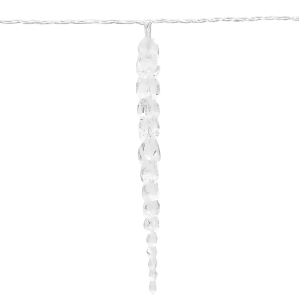 Istapplys til jul 200 LEDs blå 20 m akryl PVC