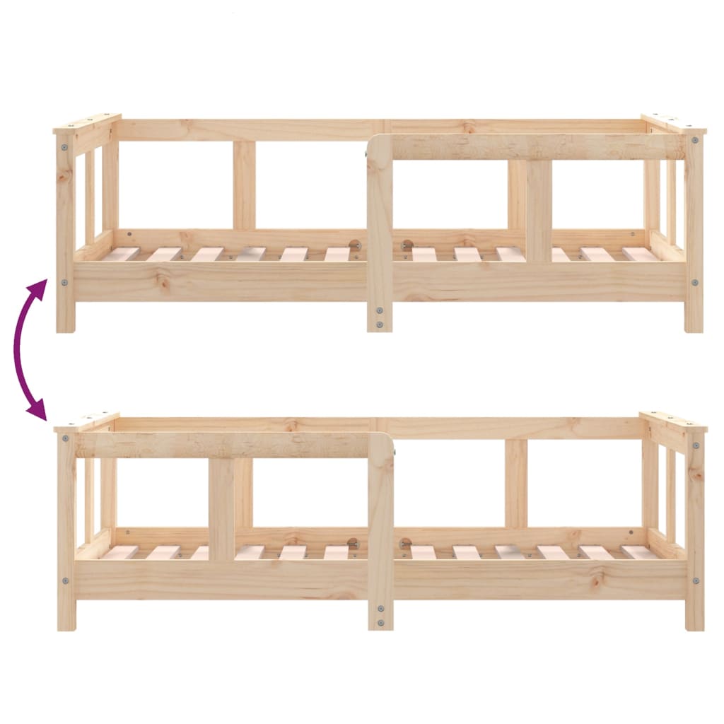 Barnesengeramme 70x140 cm heltre furu