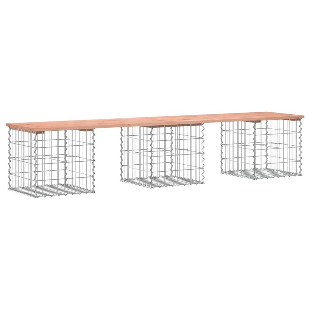 Hagebenk gabiondesign 203x44x42 cm heltre douglasgran