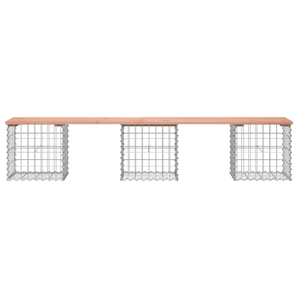 Hagebenk gabiondesign 203x44x42 cm heltre douglasgran
