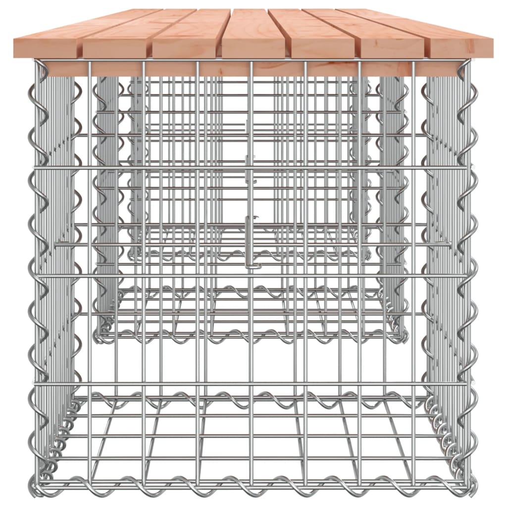 Hagebenk gabiondesign 203x44x42 cm heltre douglasgran