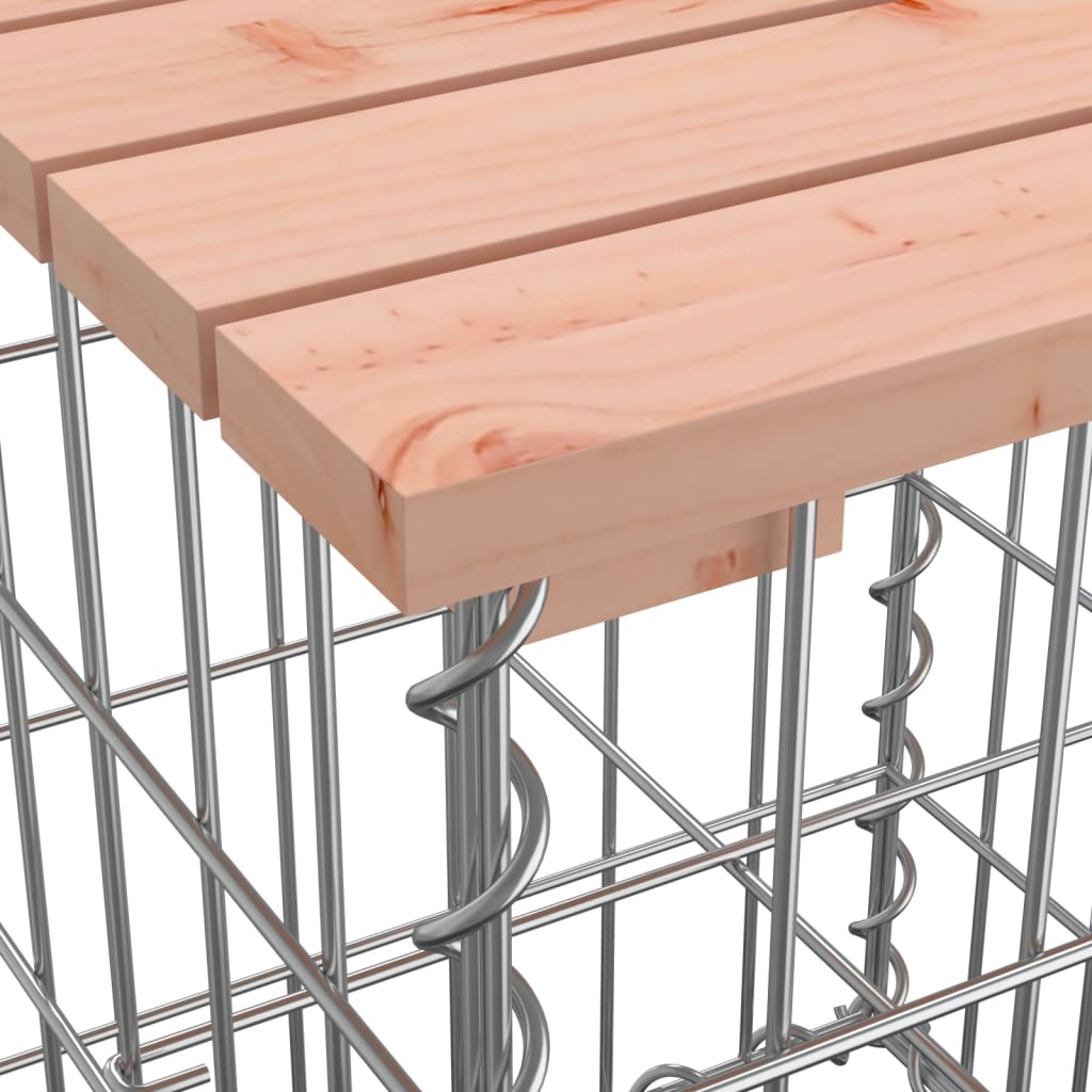 Hagebenk gabiondesign 203x44x42 cm heltre douglasgran