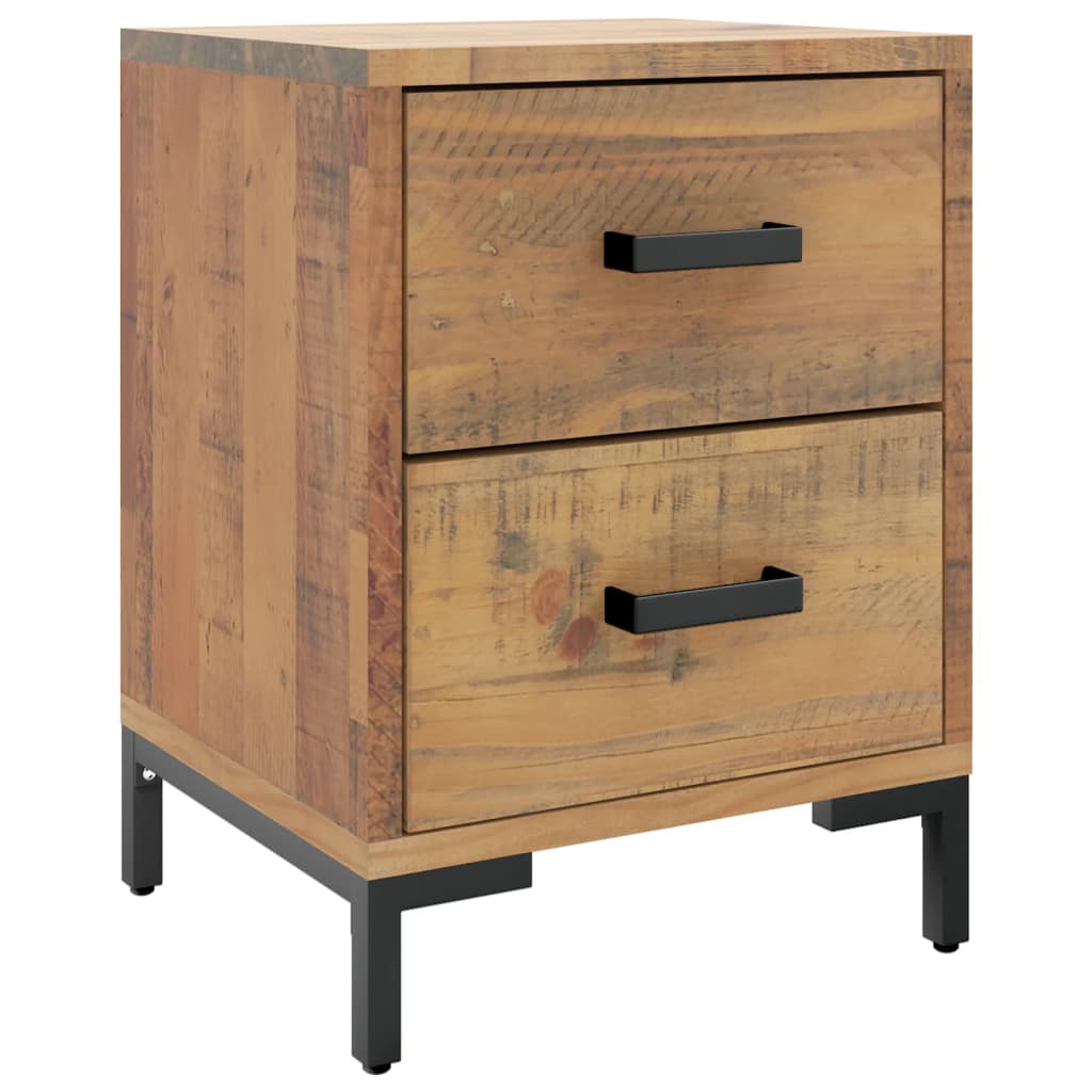 Nattbord 2 stk 36x30x45 cm heltre furu