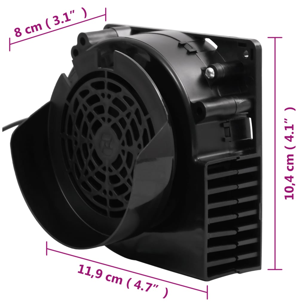 LED-strenglys med 66 lysdioder og vifte 660 cm