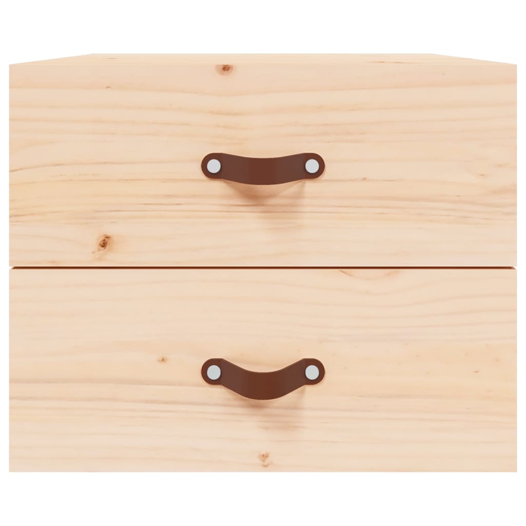 Veggmonterte nattbord 2 stk 50x36x40 cm