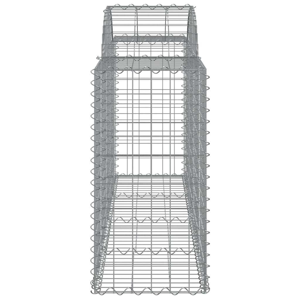 Gabionkurver buede 25 stk 200x50x80/100 cm galvanisert jern