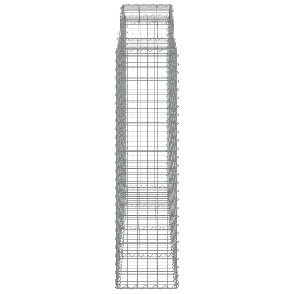 Gabionkurver buede 20 stk 200x50x160/180 cm galvanisert jern