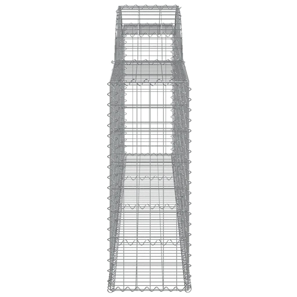 Gabionkurver buede 30 stk 300x30x80/100 cm galvanisert jern