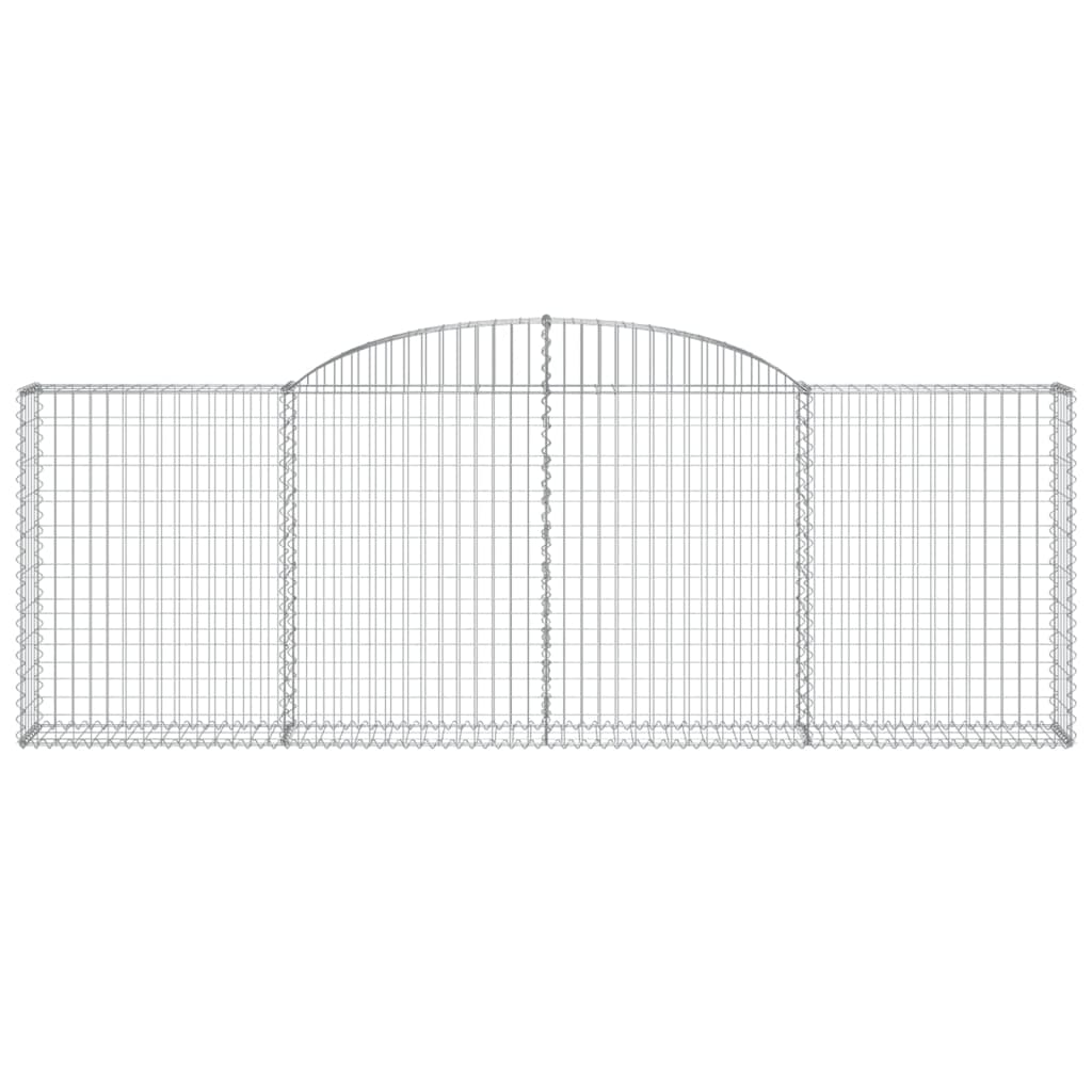 Gabionkurver buede 25 stk 300x30x100/120 cm galvanisert jern