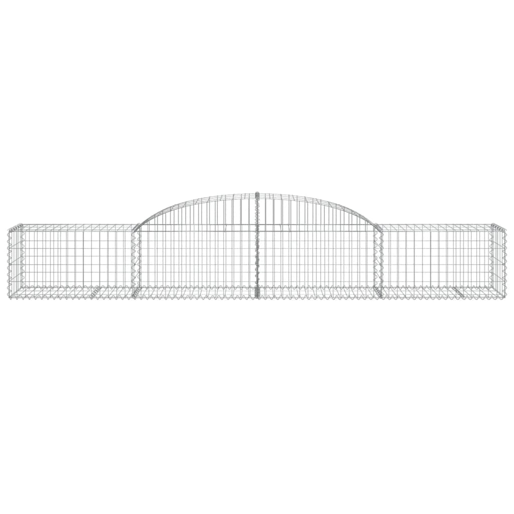 Gabionkurver buede 25 stk 300x50x40/60 cm galvanisert jern