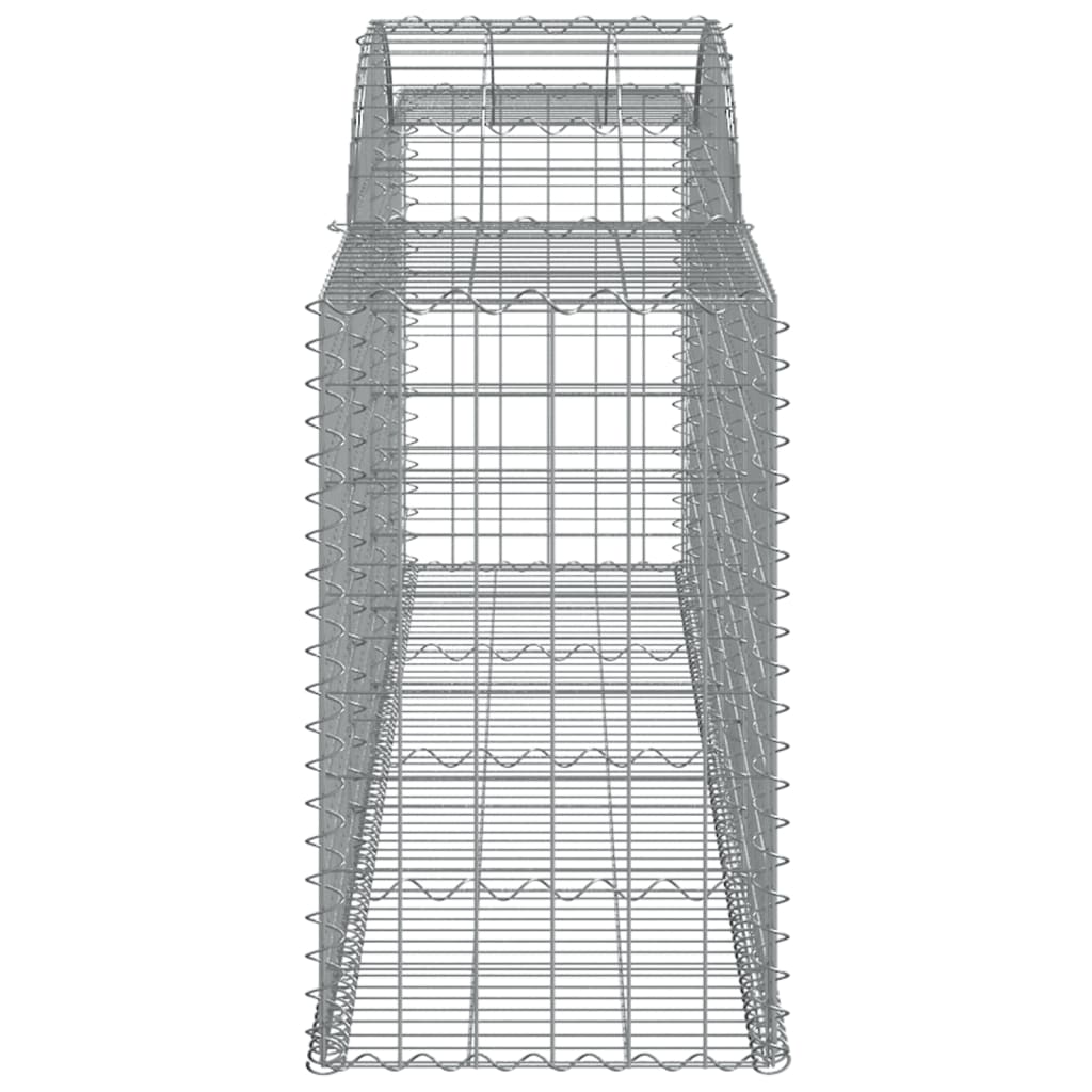 Gabionkurver buede 20 stk 300x50x80/100 cm galvanisert jern