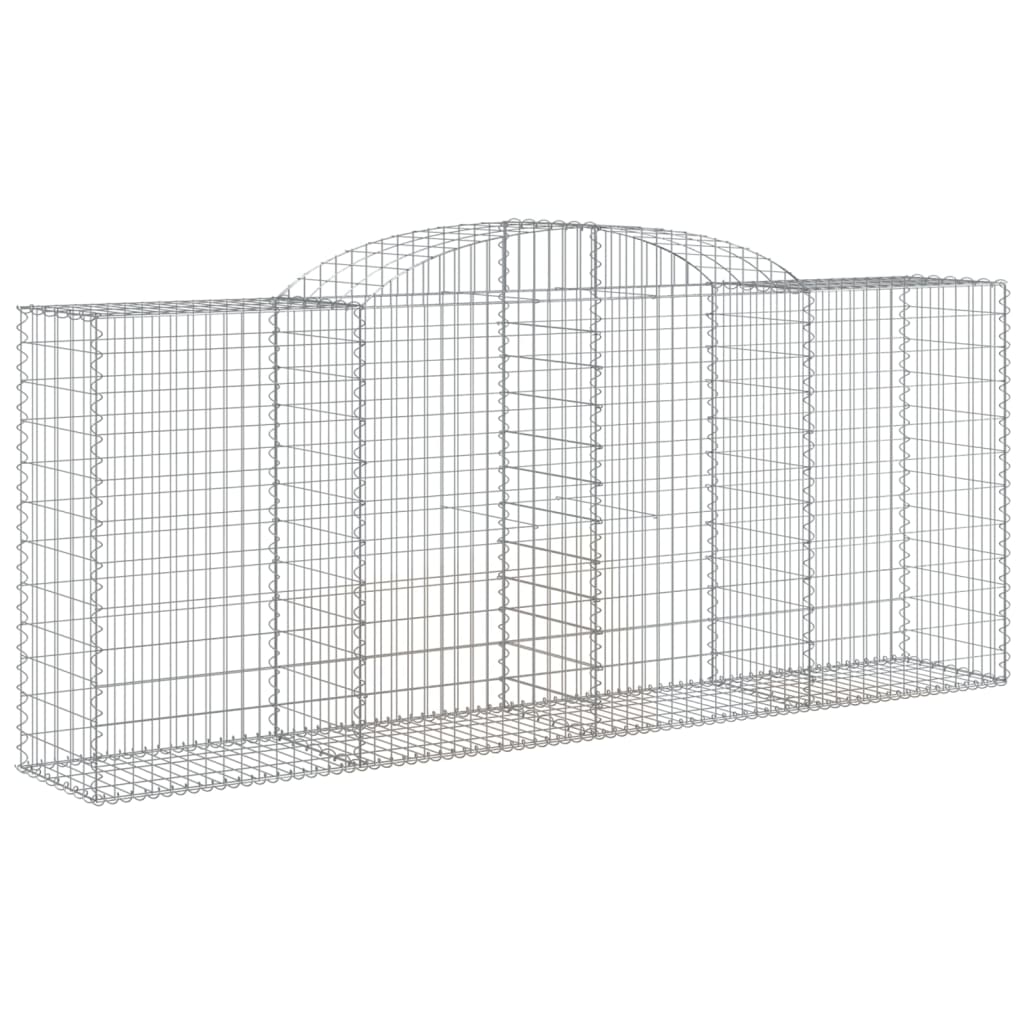 Gabionkurver buede 25 stk 300x50x120/140 cm galvanisert jern