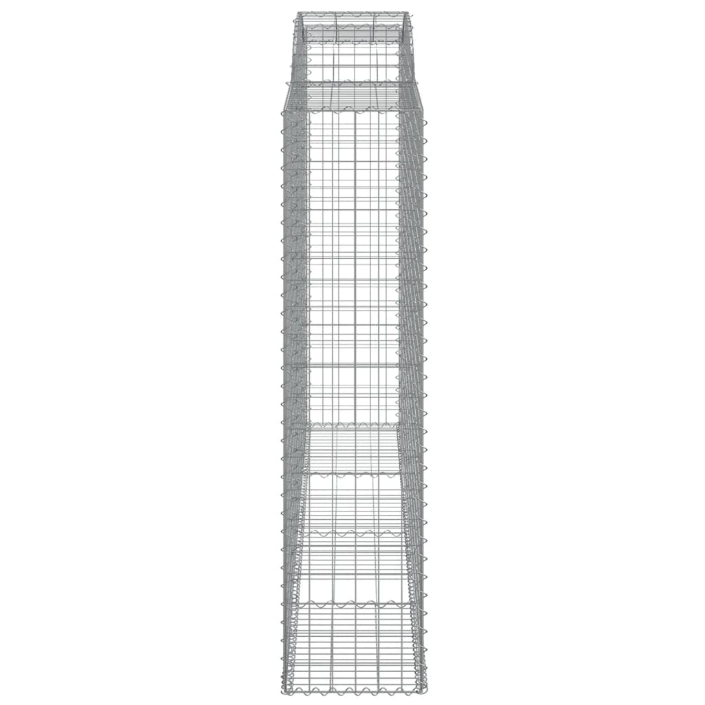 Gabionkurver buede 7 stk 300x50x200/220 cm galvanisert jern