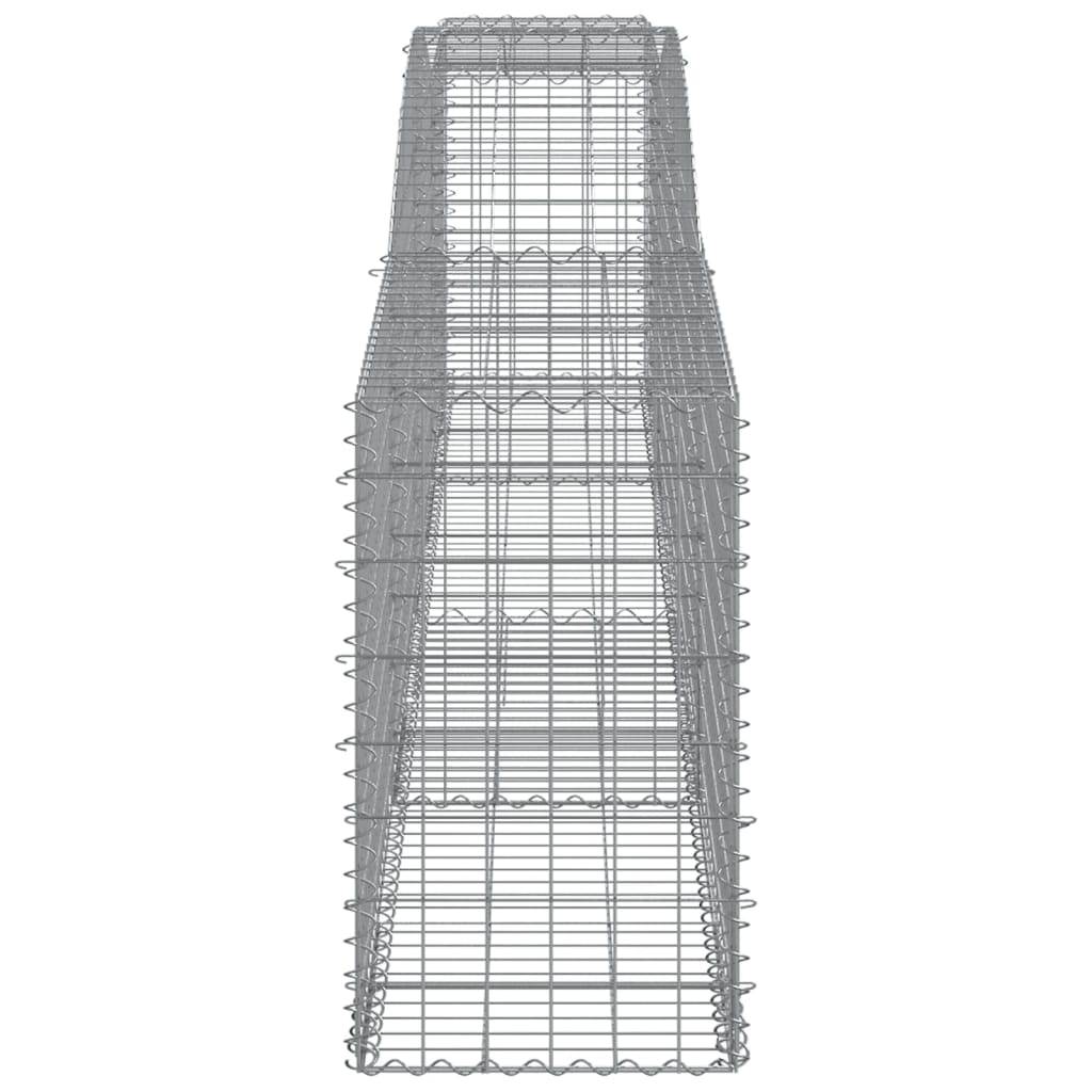Gabionkurver buede 25 stk 400x50x80/100 cm galvanisert jern