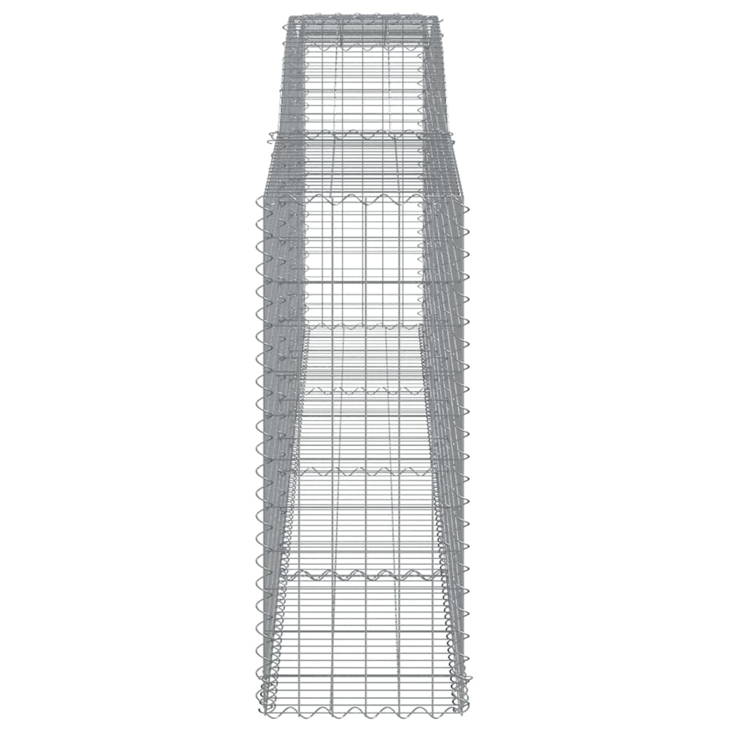 Gabionkurver buede 25 stk 400x50x120/140 cm galvanisert jern
