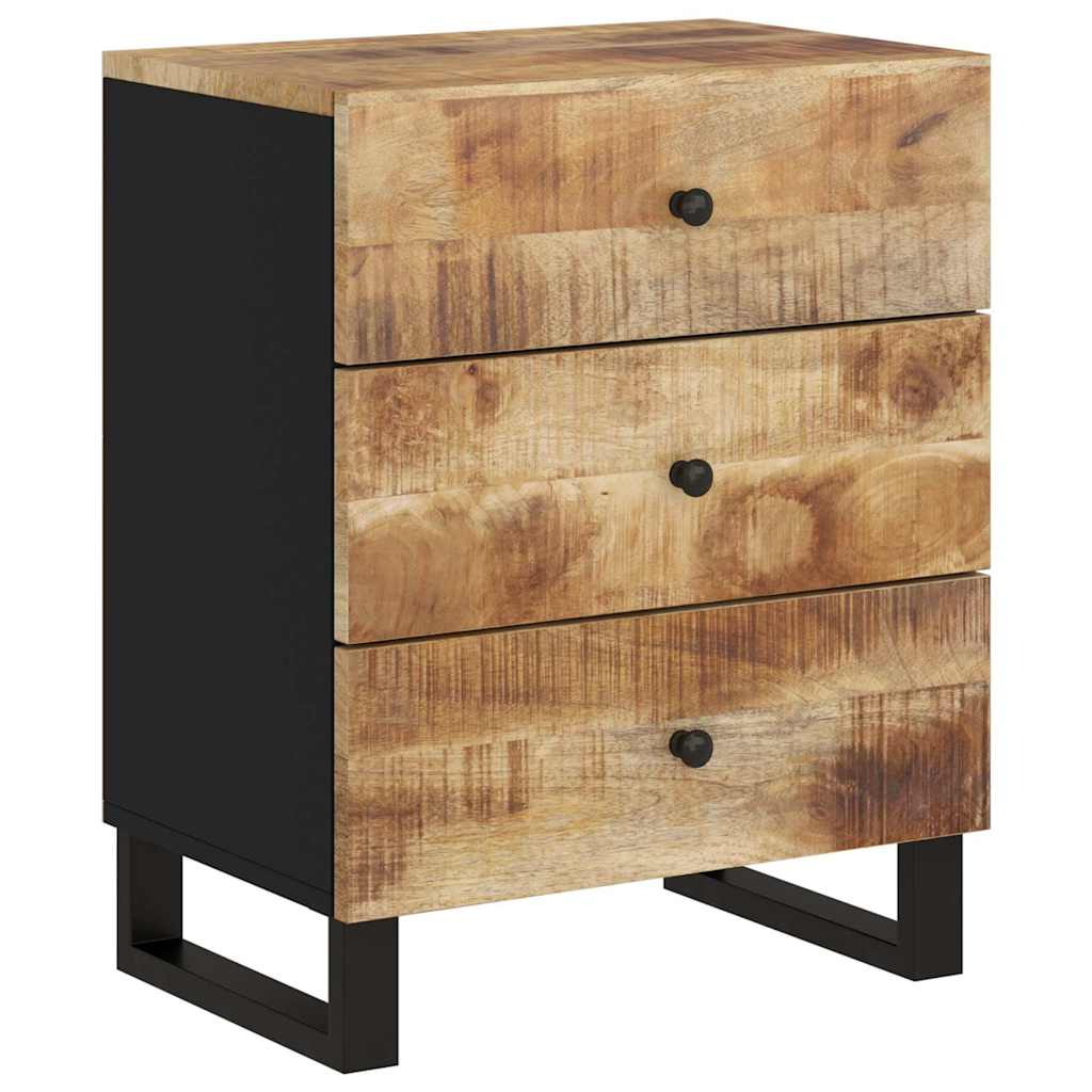 Nattbord 50x33x62 cm heltre mango og konstruert tre