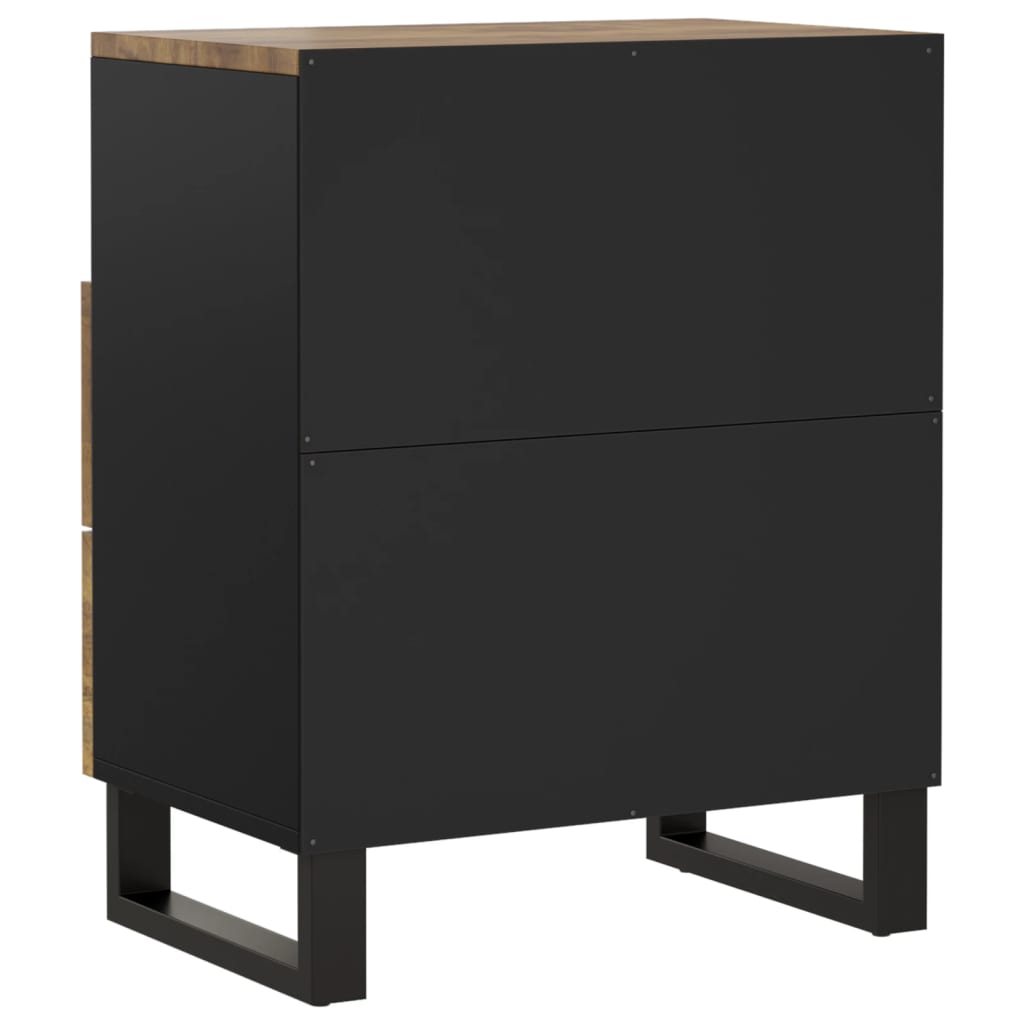 Nattbord 50x33x62 cm heltre mango og konstruert tre