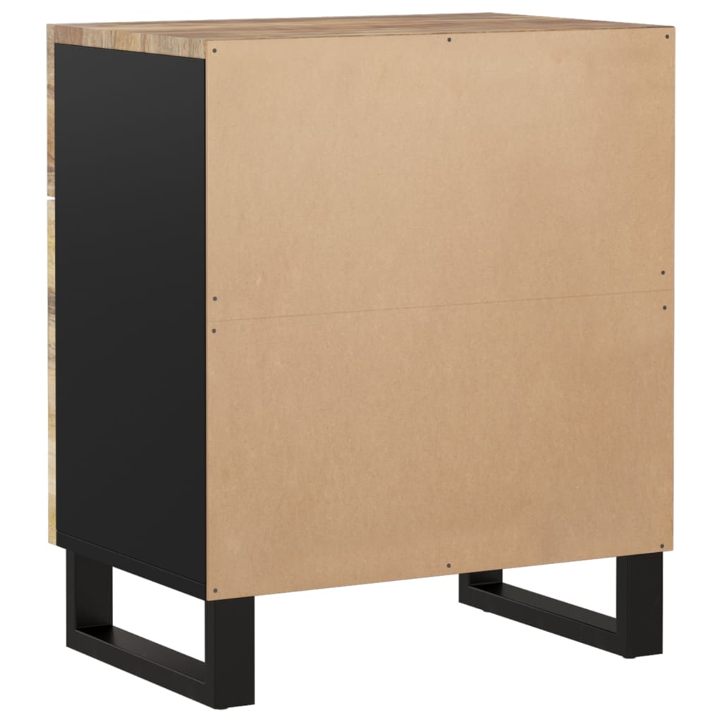 Nattbord 50x33x60 cm heltre mango og konstruert tre