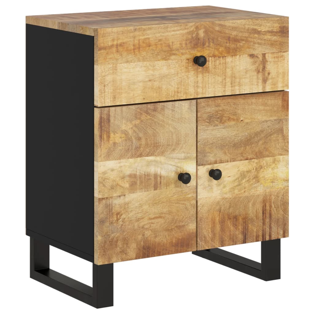 Nattbord 50x33x60 cm heltre mango og konstruert tre