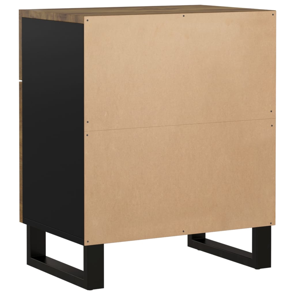 Nattbord 50x33x60 cm heltre mango og konstruert tre