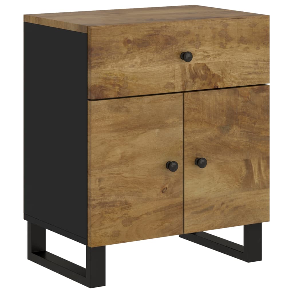 Nattbord 50x33x60 cm heltre mango og konstruert tre